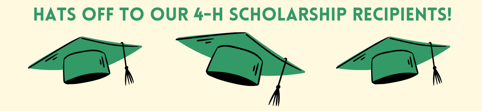 Congratulations to our 2022 Scholarship Recipients – Porter County 4-H Hub