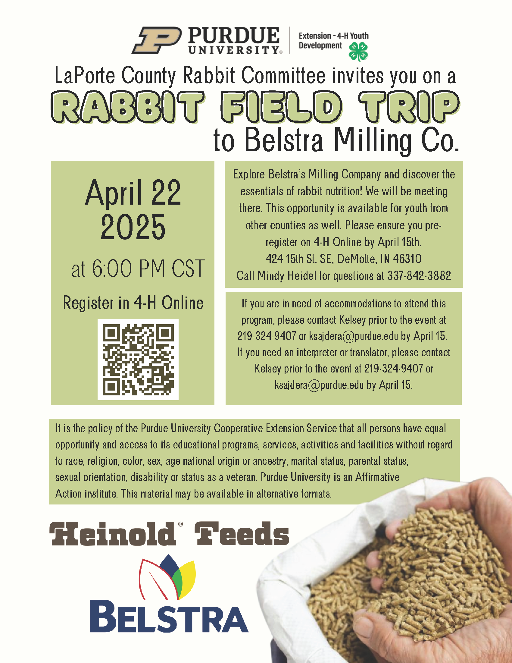 LaPorte County Rabbit Workshop – Porter County 4-H Hub